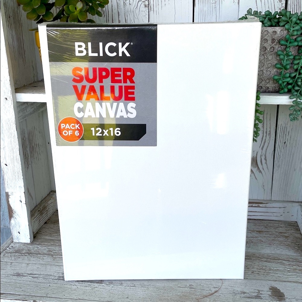 Blick Artist Canvas Boards Value Pack 12x16 Set of 6